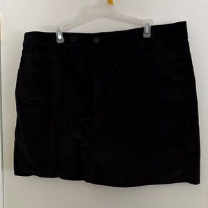 Old Navy Black Mini Skirt with Button Detail
